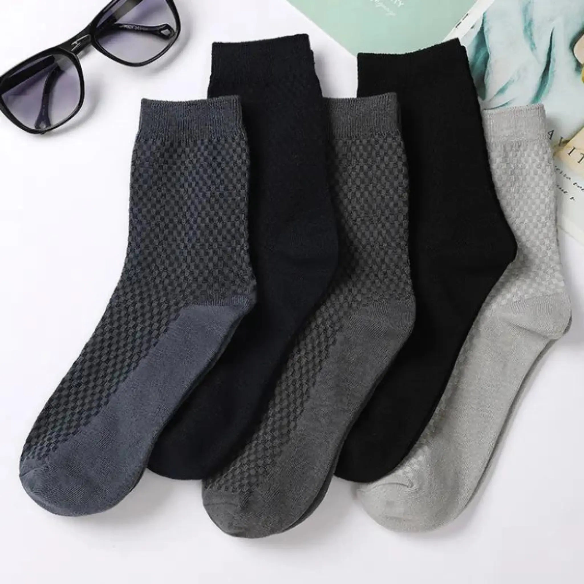 Set of 10 Bamboo Fiber Socks